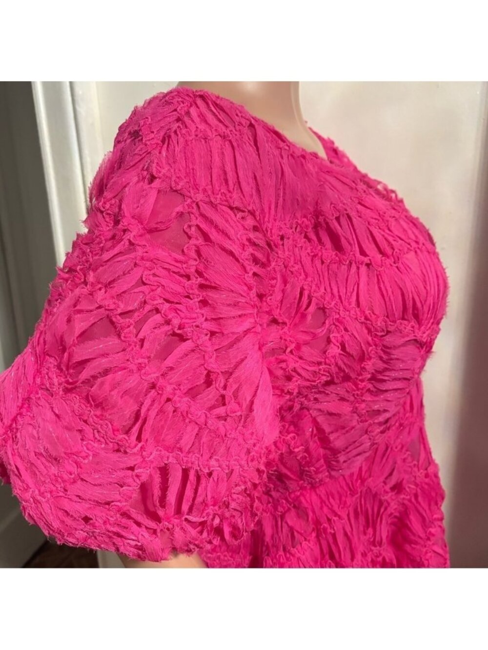 NWT AJE Women’s Florential Pink Mini Swing Dress - Picture 11 of 13
